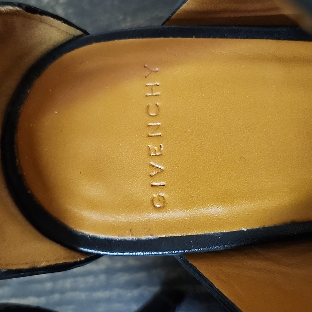 Givenchy Leather Woven Gladiator Kitten Heels Size 8.5 / 9 - Picture 4 of 11